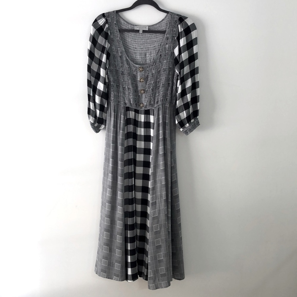 Hayden Black and White Dress